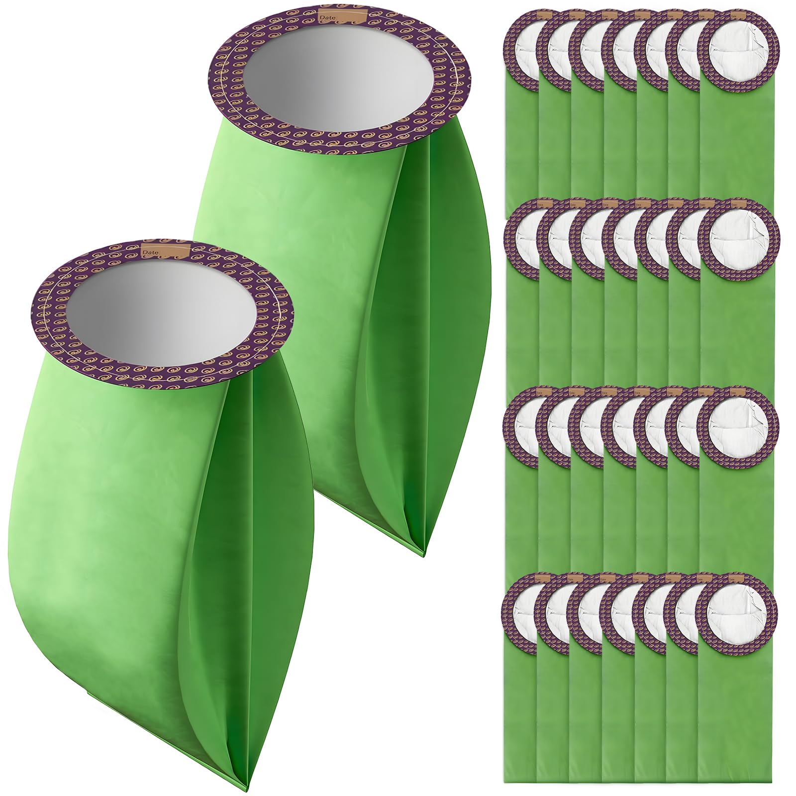 DTESL 30 Pack 100331 Vacuum Bags Replacement Compatible with ProTeam 10 QT Backpack Vacuum Cleaner, for Coachvac, Super Coachvac, Megavac, Upgraded