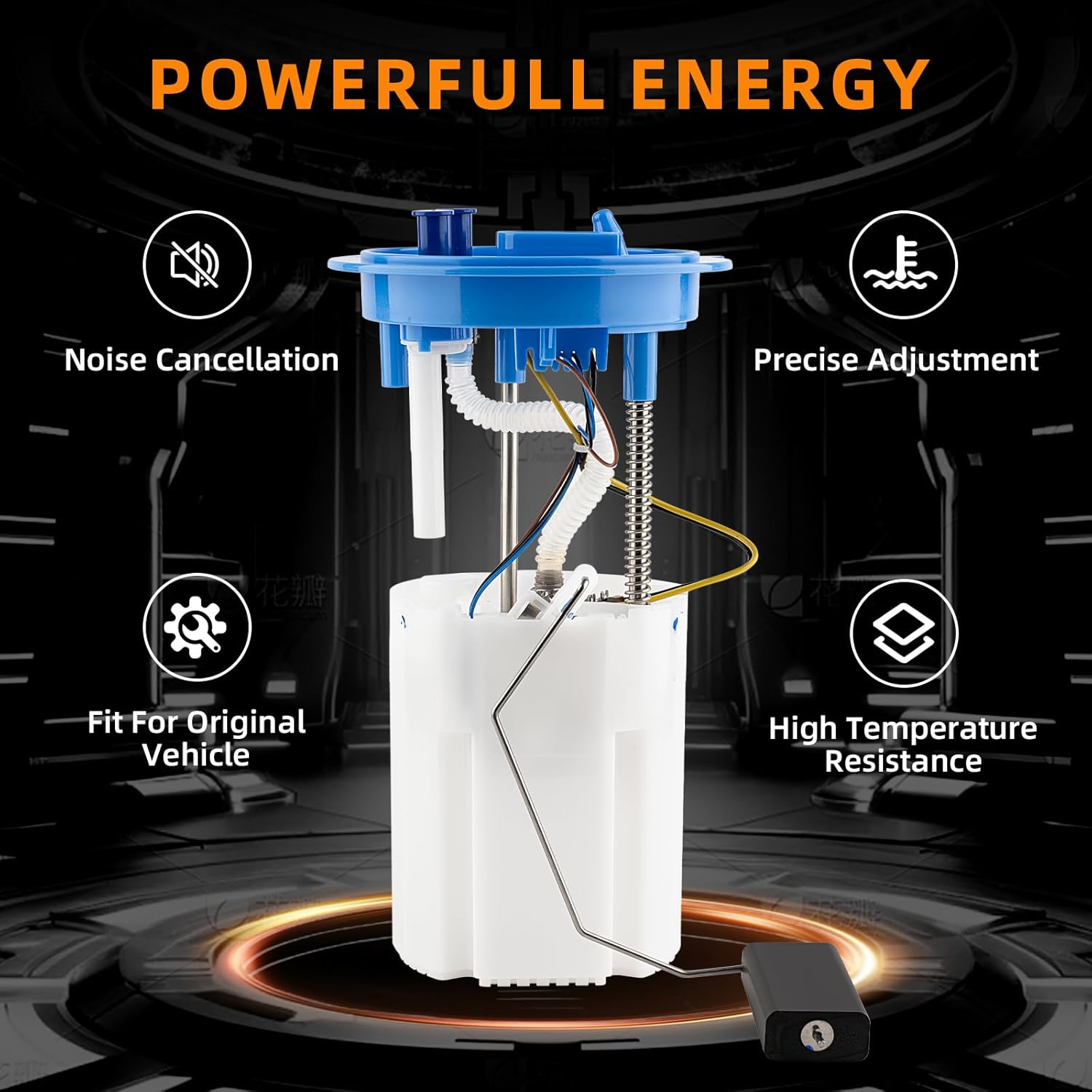Electric Fuel Pump Module Assembly with Sending Unit Compatible For Audi A3 TT 2006-2013 Volkswagen Beetle Eos Golf GTI Jetta Rabbit 2006-2018 Replace E8831M 1K0919051AQ