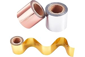 SUPERFINDINGS 3 Colors Total 90m Foil Stamping Paper | Heat Transfer Foil...