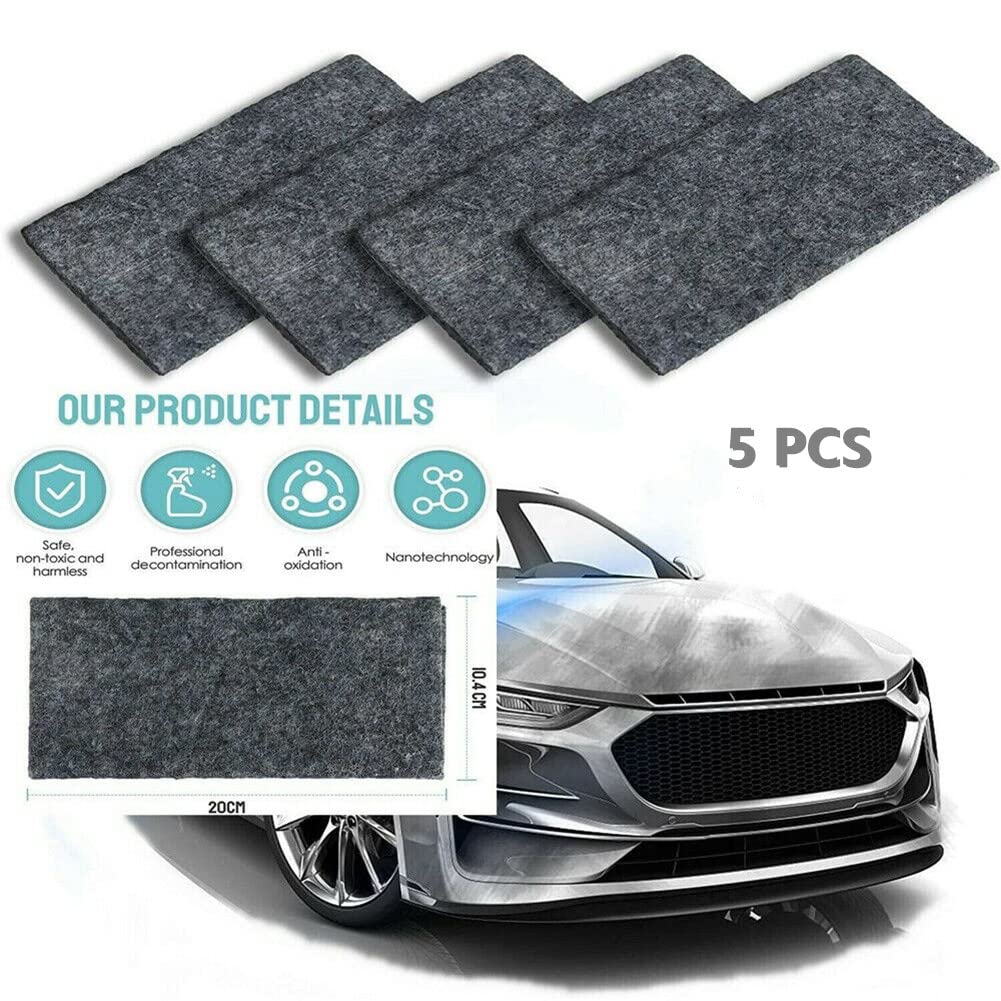 MigWoo Nano Sparkle Tuch 8 Stück - Kratzer Entferner Für Auto Lack & Politur