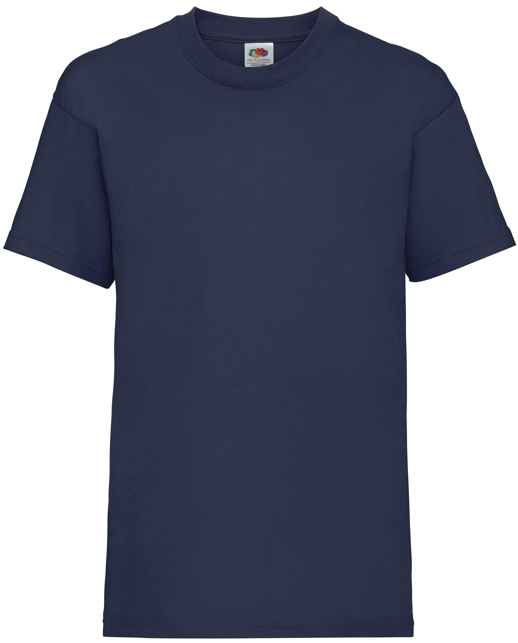 Fruit of the Loom boys' t-shirt., Boys', 61-033-0, navy, 128 cm
