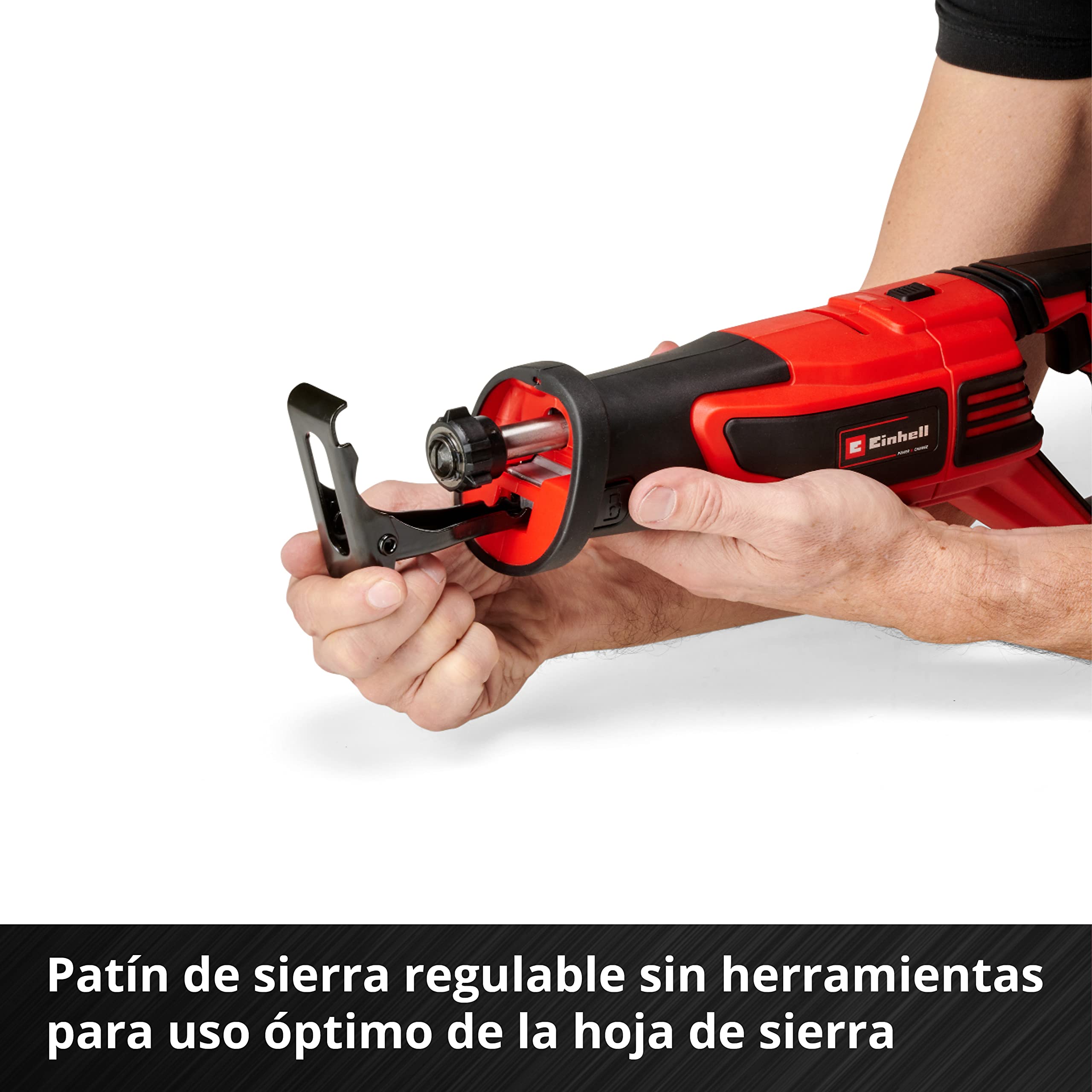 Einhell Professional sierra universal con batería TP-AP 18/28 Li BL-Solo PXC (18V, 950W, Brushless, 28mm altura de carrera, 2500 min-1, 20 cm profundidad de corte (madera), asa giratoria, sin batería)