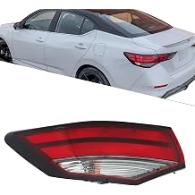 LH Left Side Outer Halogen Tail Light Replacement for Nissan Sentra 2021-2023 Driver Side 265556LB0A NI2804121