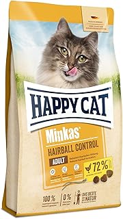 Happy Cat 70410 – Happy Cat Minkas Hairball Control Geflügel – Trockenfutter für ausgewachsene Katzen – 1,5 kg Inhalt product image