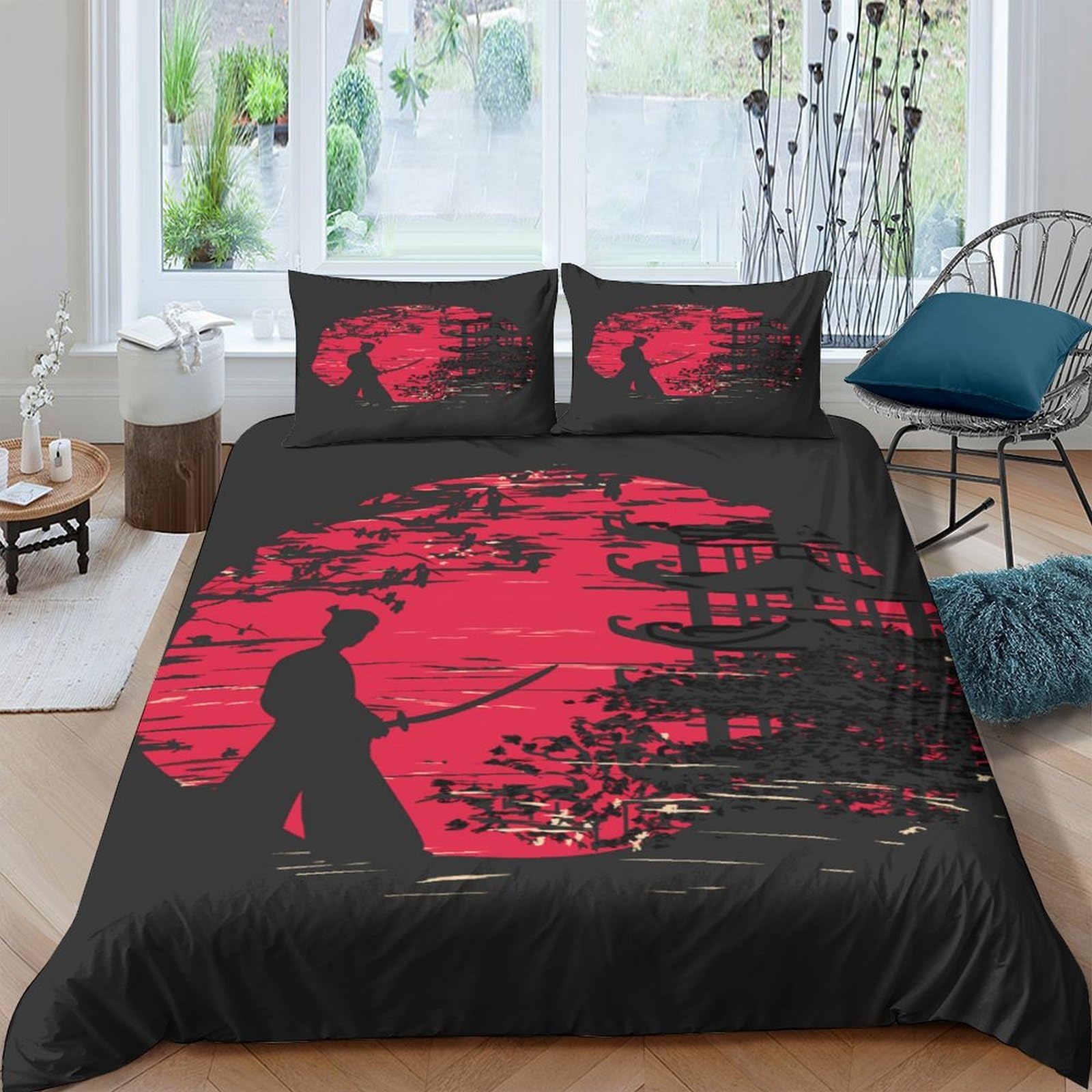 Housse de couette samouraï anti-acarien pour un sommeil doux et sain
