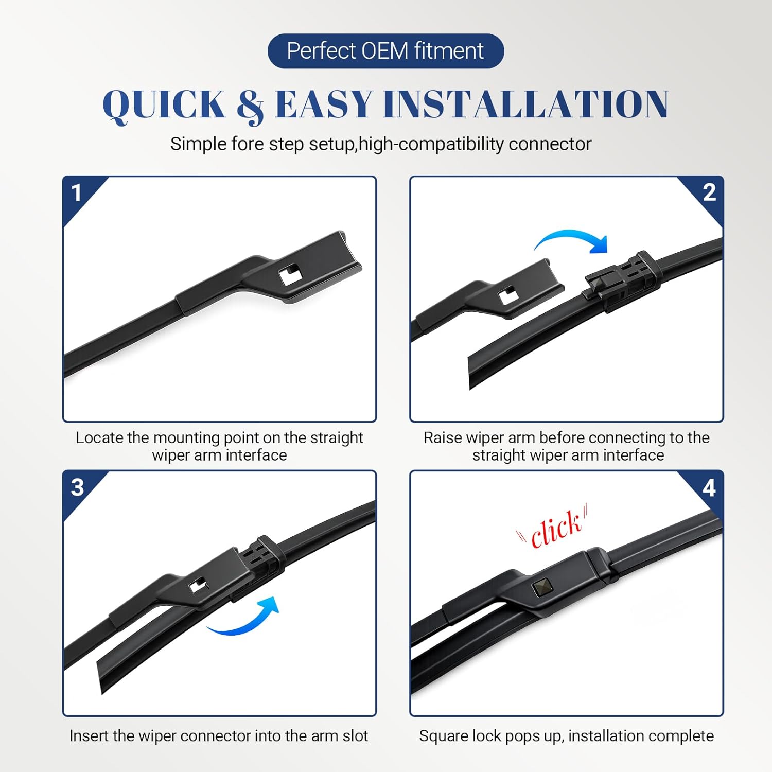 For Fiesta MK6 2008 2009 2010 2011 2012 2013 2014 2015 2016 26"+15"+12" Front Rear Wiper Windshield Windscreen Window Accessories