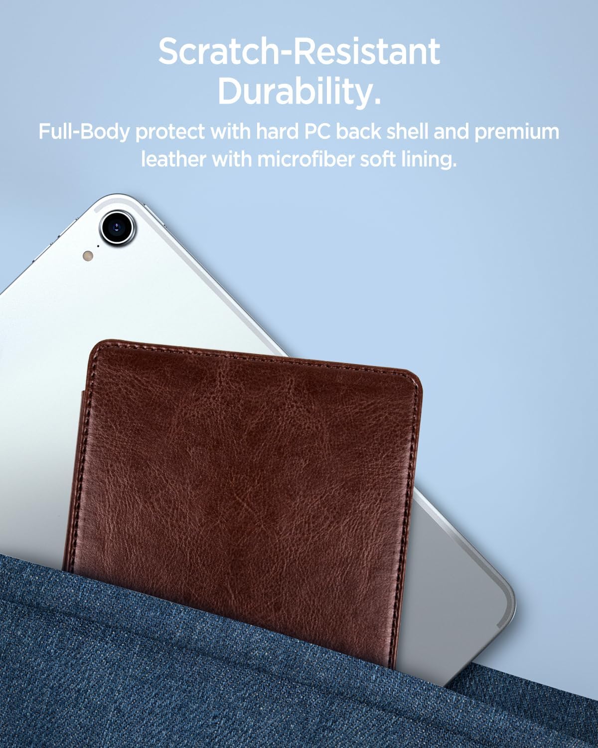Miimall Case for Kindle Paperwhite 12th Generation & Colorsoft Signature Edition 7 Inch 2024 Leather Case with Hand Strap, Auto Sleep/Wake, Slim Foldable Cover for Kindle Paperwhite 12th, Coffee