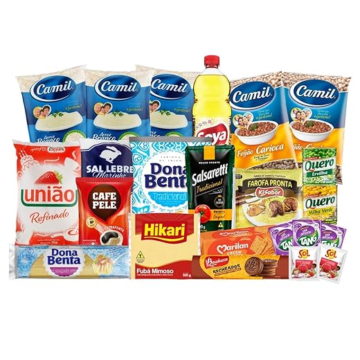 Cesta Básica Grande Completa Premium - 23 Itens