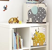 Vista 16 de 3 Sprouts Toy Storage Organizer: Toy Box Cube Organizer for Playroom, Nursery - Foldable Storage Bin - Sheep