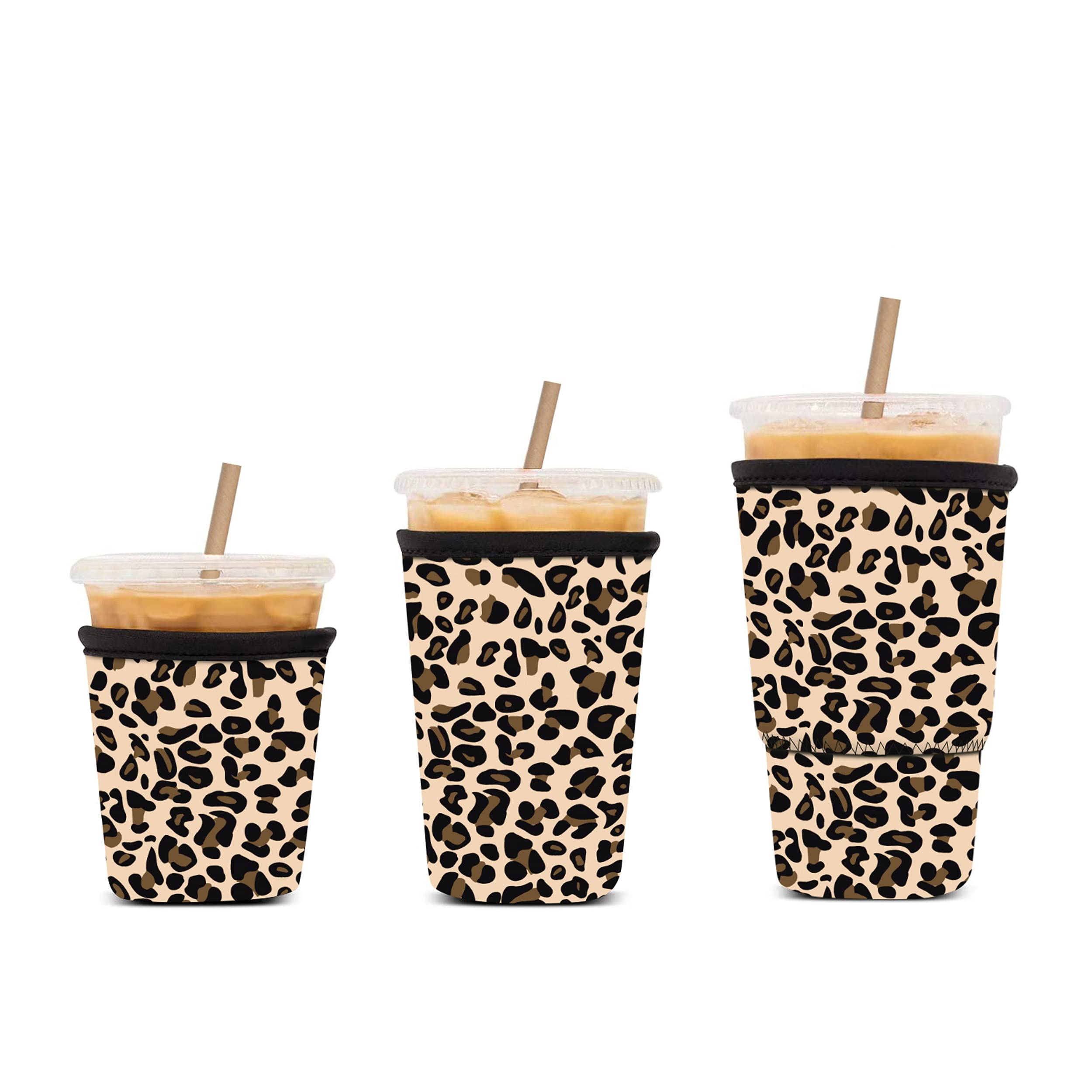 Buy Kiatoras 3 Pack Reusable Iced Coffee Sleeve Cozy Drink Sleeve
