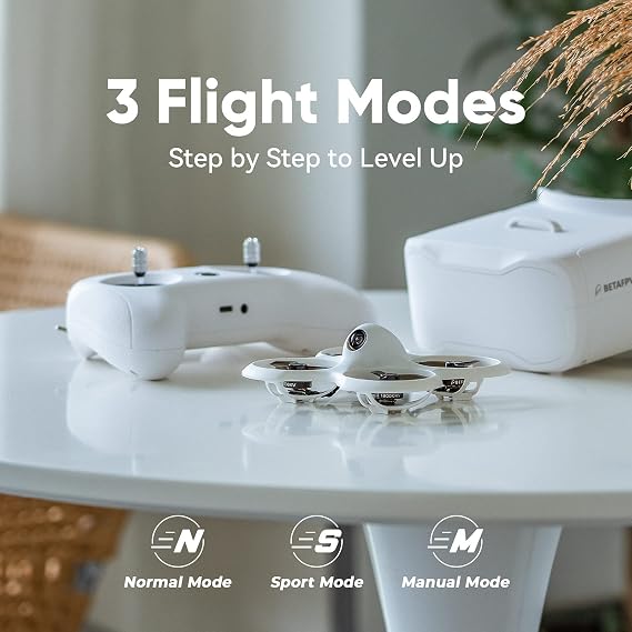 BETAFPV Cetus Pro FPV RTF Drone Kit with Remote Control FPV Goggles with Altitude Hold Self-Protect 3 Flight Mode Turtle Mode Ready to Fly Easy to Start Drone Kit for FPV Beginners Teenager Adults
