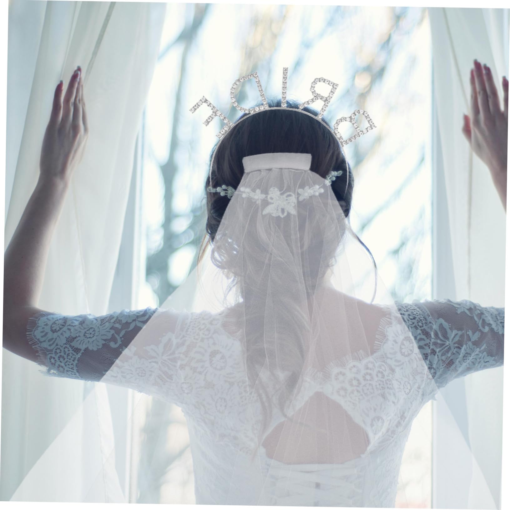 4 Juegos Conjunto de Accesorios para Novia con Diadema y Perlado Elegante y Detallado para Despedidas de Soltera y Duchas Nupciales Diseño Único para Celebraciones Pre Boda