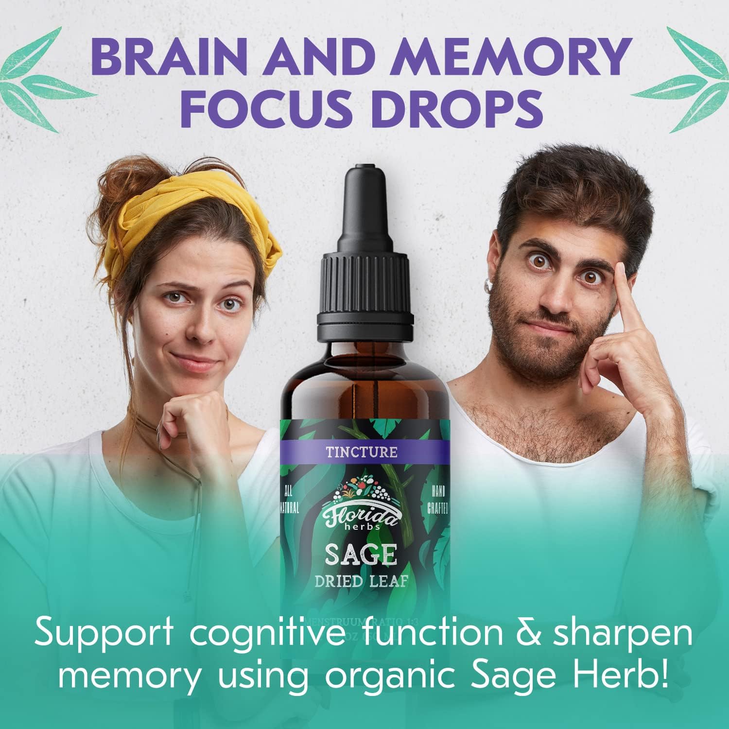 Sage Extract – Natural Dried Sage Supplement – Sage Herb (Salvia officinalis) – Organic Sage Herbal - None-GMO - Made in USA – 2 oz - Image 3