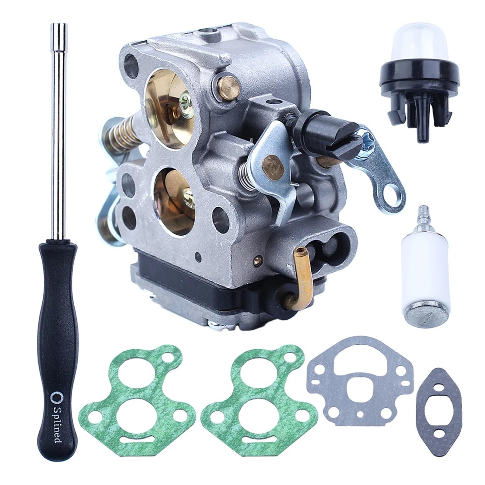 Kit de Juntas for Destornillador de carburador Compatible con Motosierra CS340 y CS380, cebador de carburador, Repuesto for Motosierra de Gasolina.