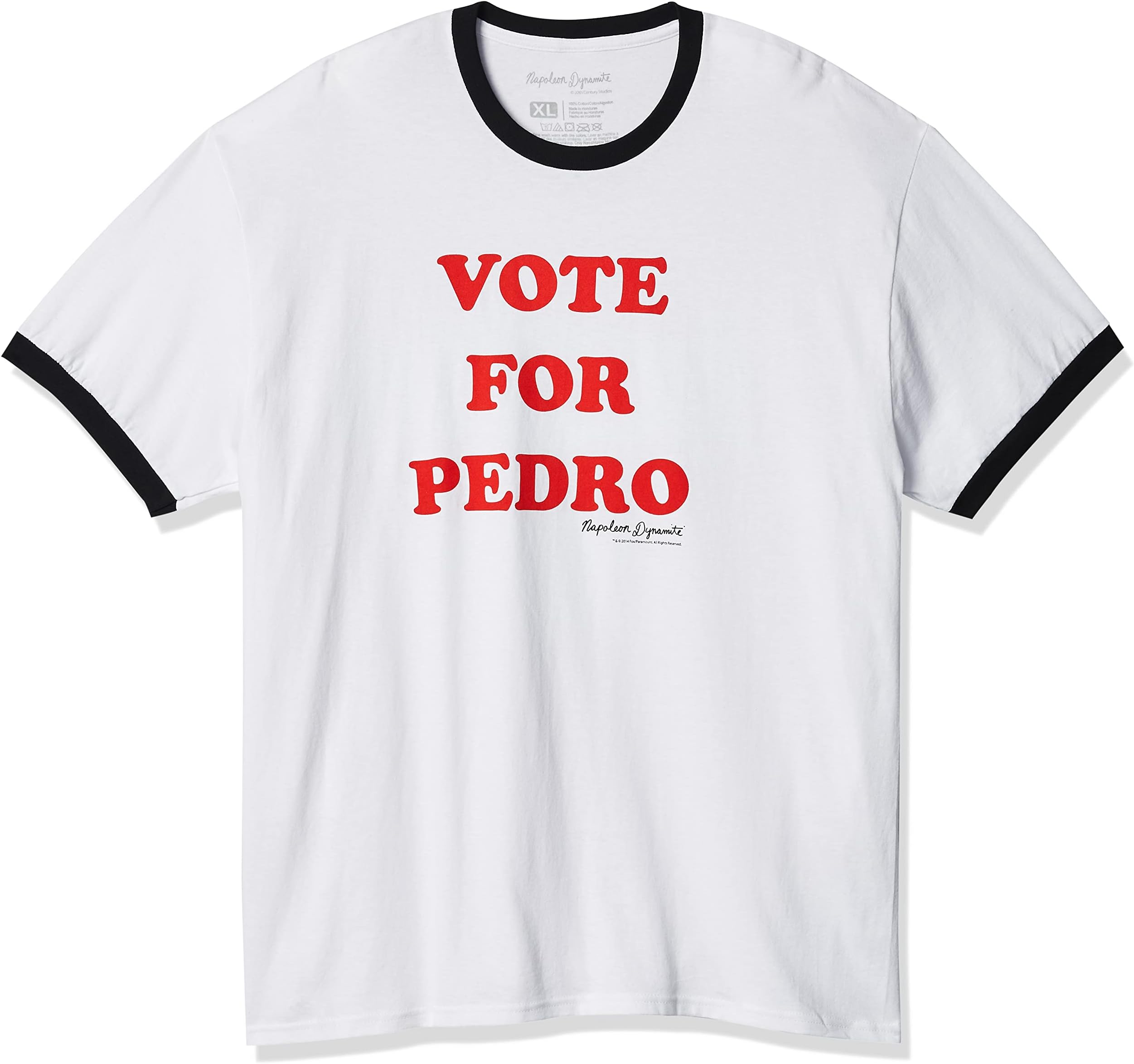 Napoleon Dynamite Men's Vote for Pedro Graphic T-Shirt