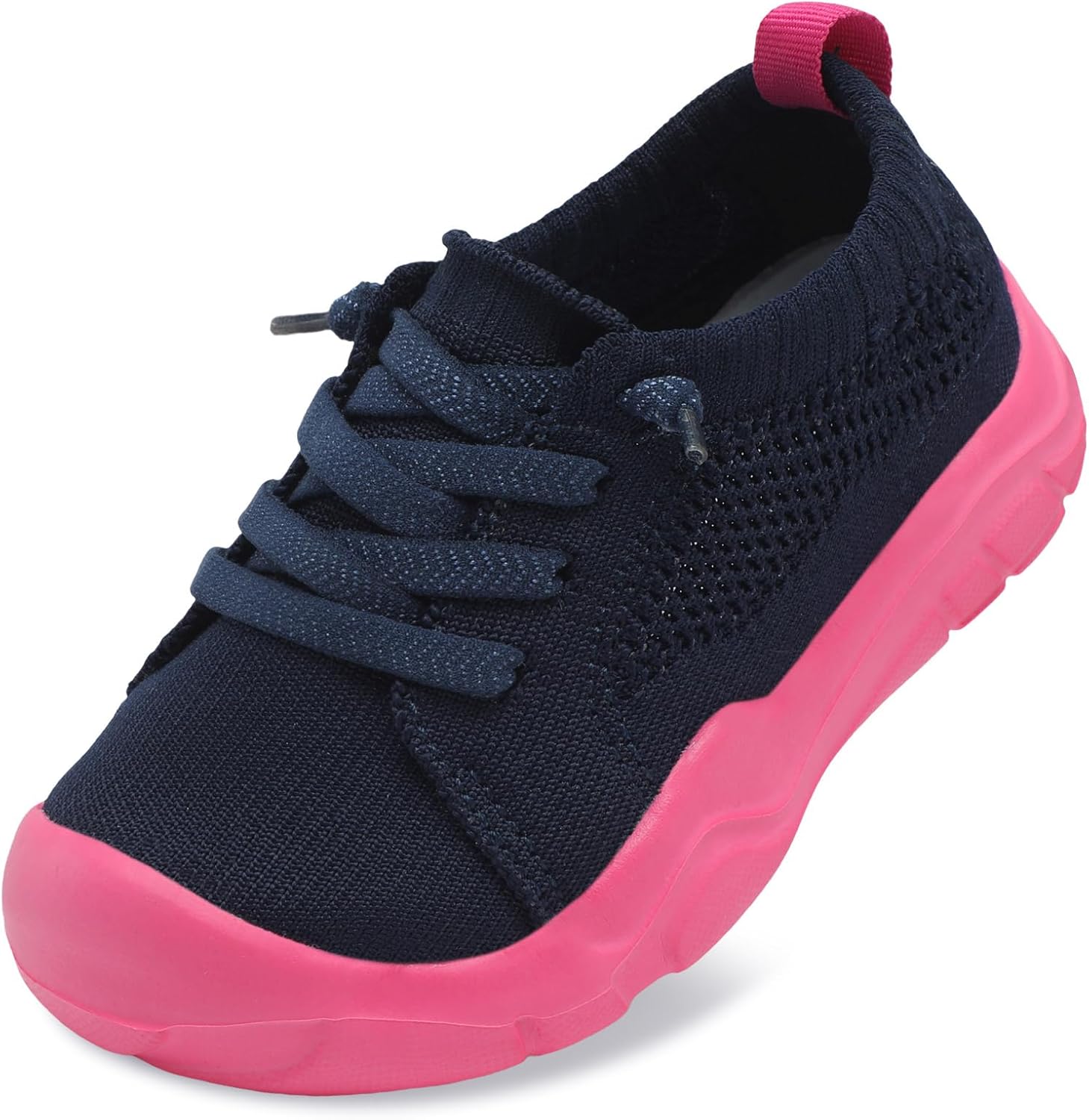 LeIsfIt Toddler Shoes Girls Boys Wide Barefoot Shoes Kids Breathable Sneakers Slip on Tennis Shoe Lightweight Sneakers