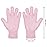 Patelai 2 Pairs Microfiber Gloves for plants Dusting Cleaning Glove Mittens House Cars Blinds Dusting(Pink, Rose Red, Large)