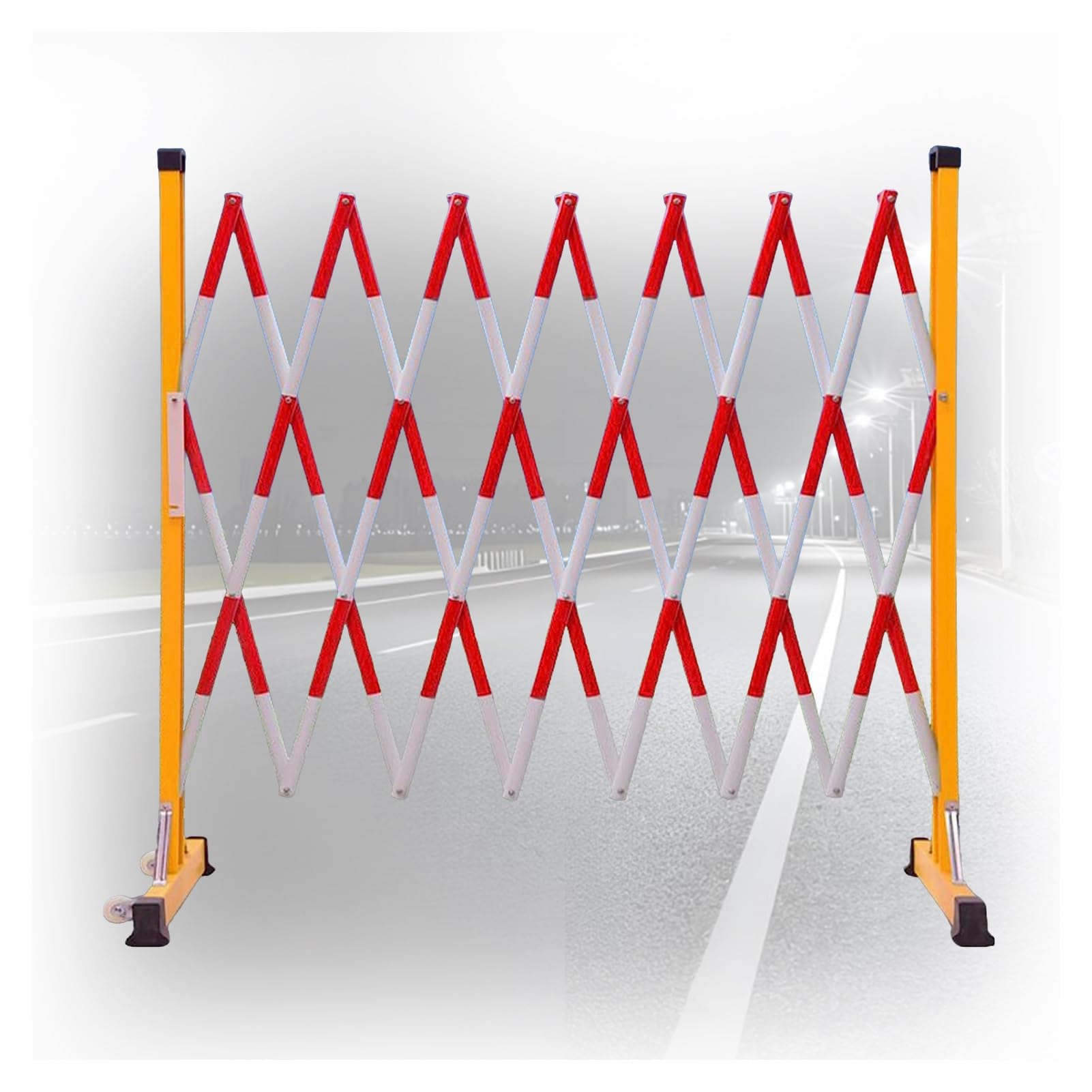 Barrière rétractable extensible de 4m pour sécuriser vos événements extérieurs