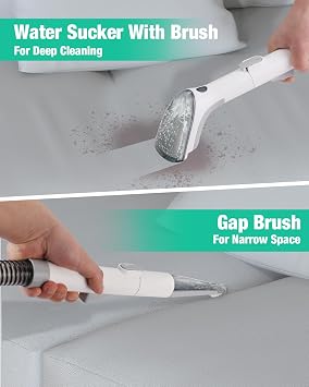 HAUSHOF Portable Carpet Spot and Upholstery Cleaner, 12Kpa Powerful Suction