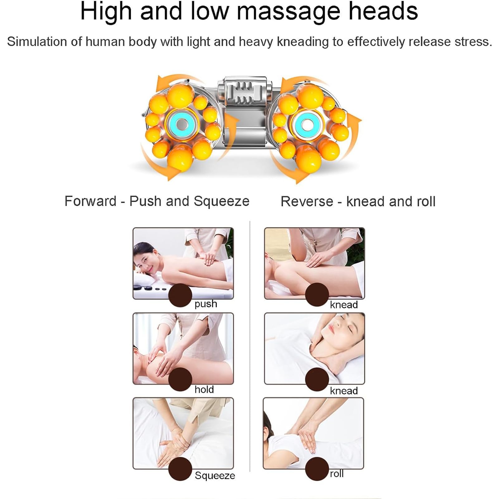 Esterilla de masaje calentada para todo el cuerpo con 20 cabezales de masaje para amasar el cuello, 10 esterillas de masaje vibratorias y eléctricas para aliviar la espalda, el cuello, la zona lu