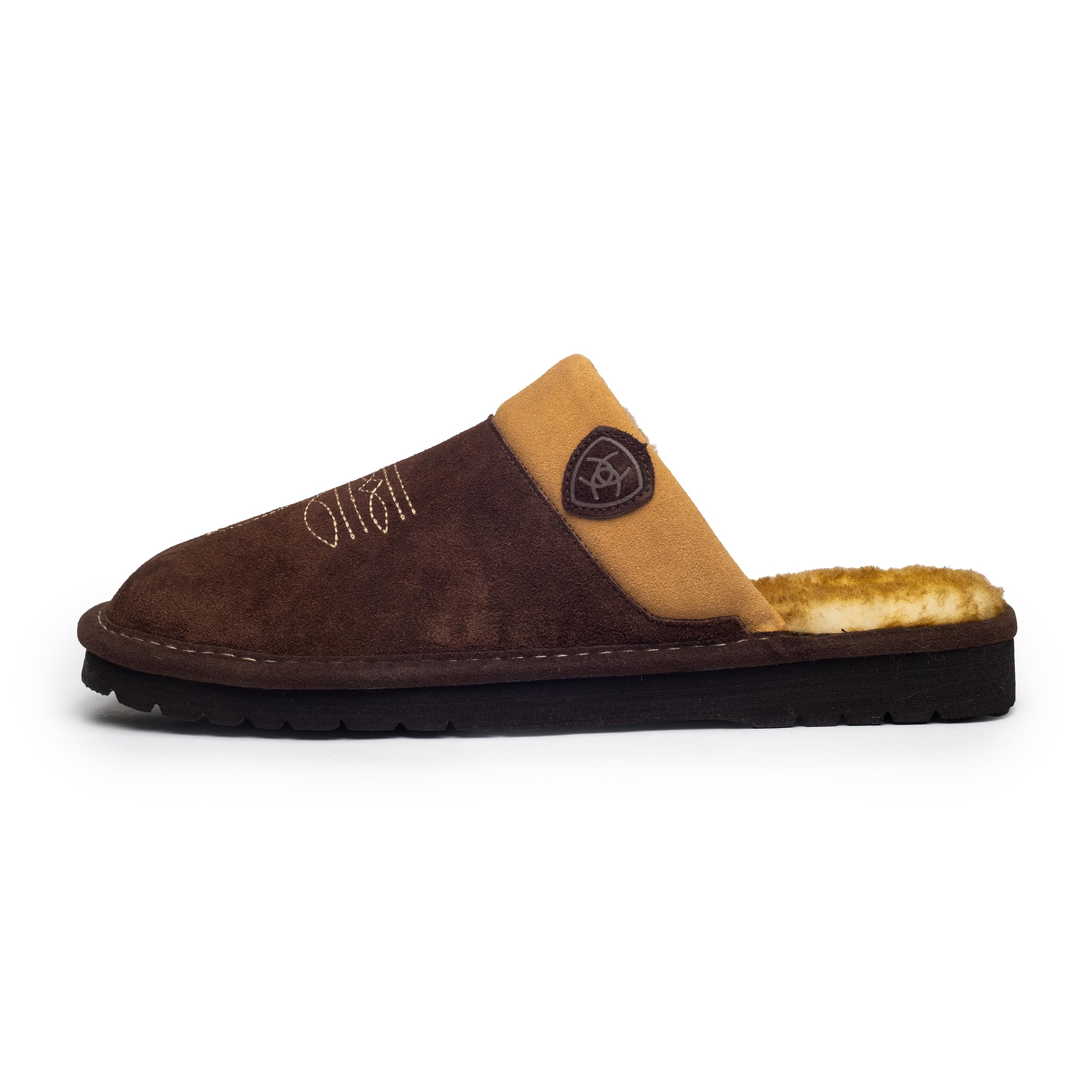 ARIAT Męskie 2842 Silversmith Outdoor Indoor Western Suede Foam Cushioned Square Toe Pantofle