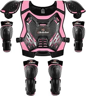 RIDBIKER Kids Dirt Bike Gear Armor Vest Suit