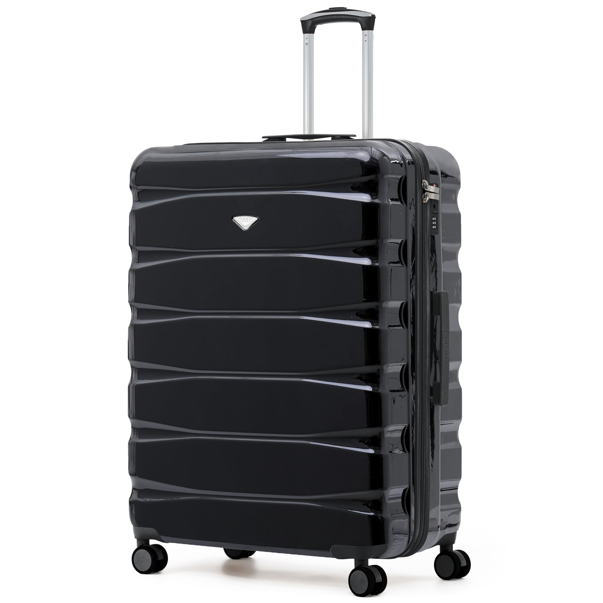 Flight Knight Underseat Cabin Suitcase 45x36x20cm | Free Hand Luggage for EasyJet & Wizz Air | Lightweight ABS Hard Shell with 8 Silent-Glide Spinner Wheels | Max Space Travel Bag — view 235