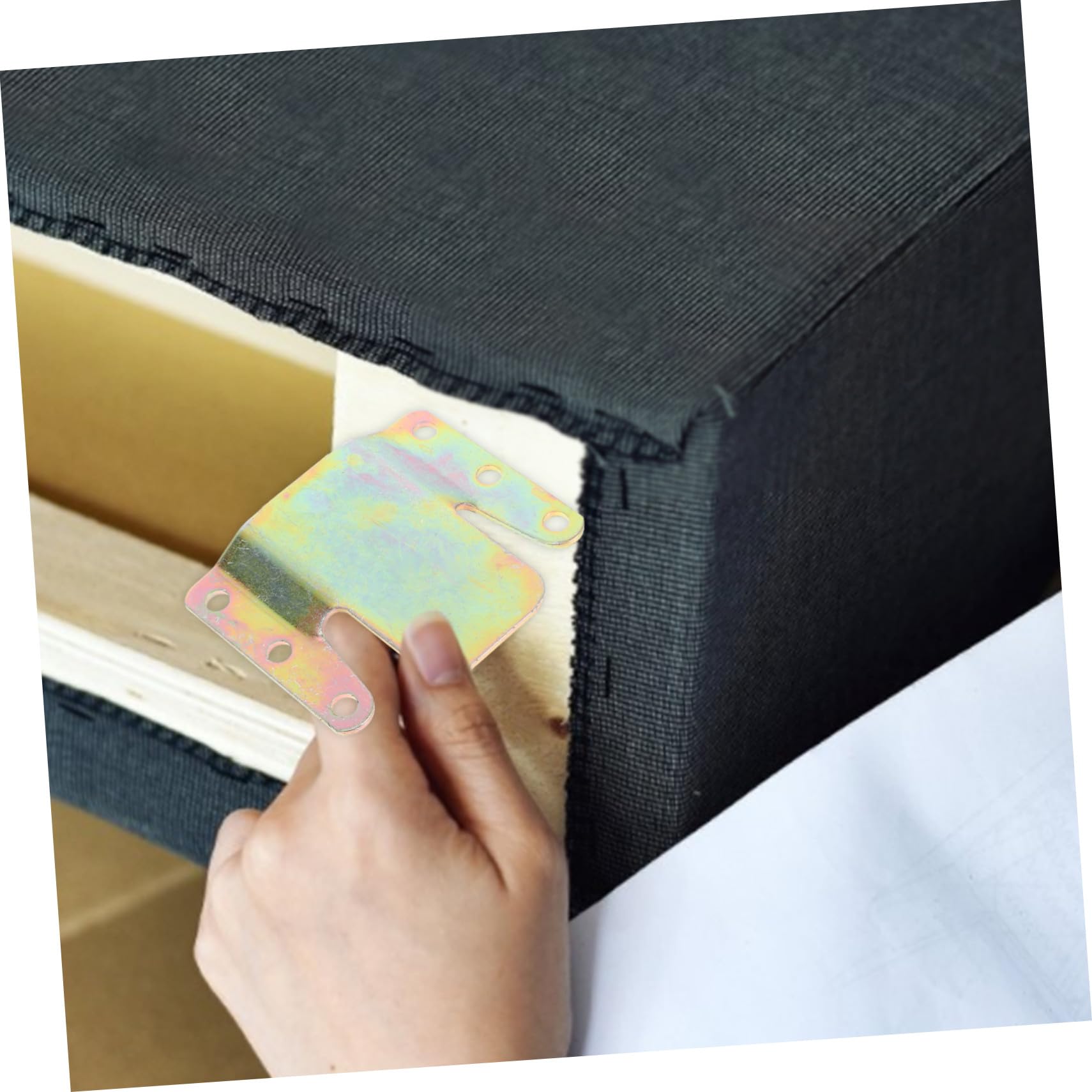 12 Piezas Conectores Metálicos para Sofá Seccional Unidades con Tornillos Soportes Resistentes para Muebles Bloqueo Firme para Sofá Silla y Reclinable Fácil Instalación sin