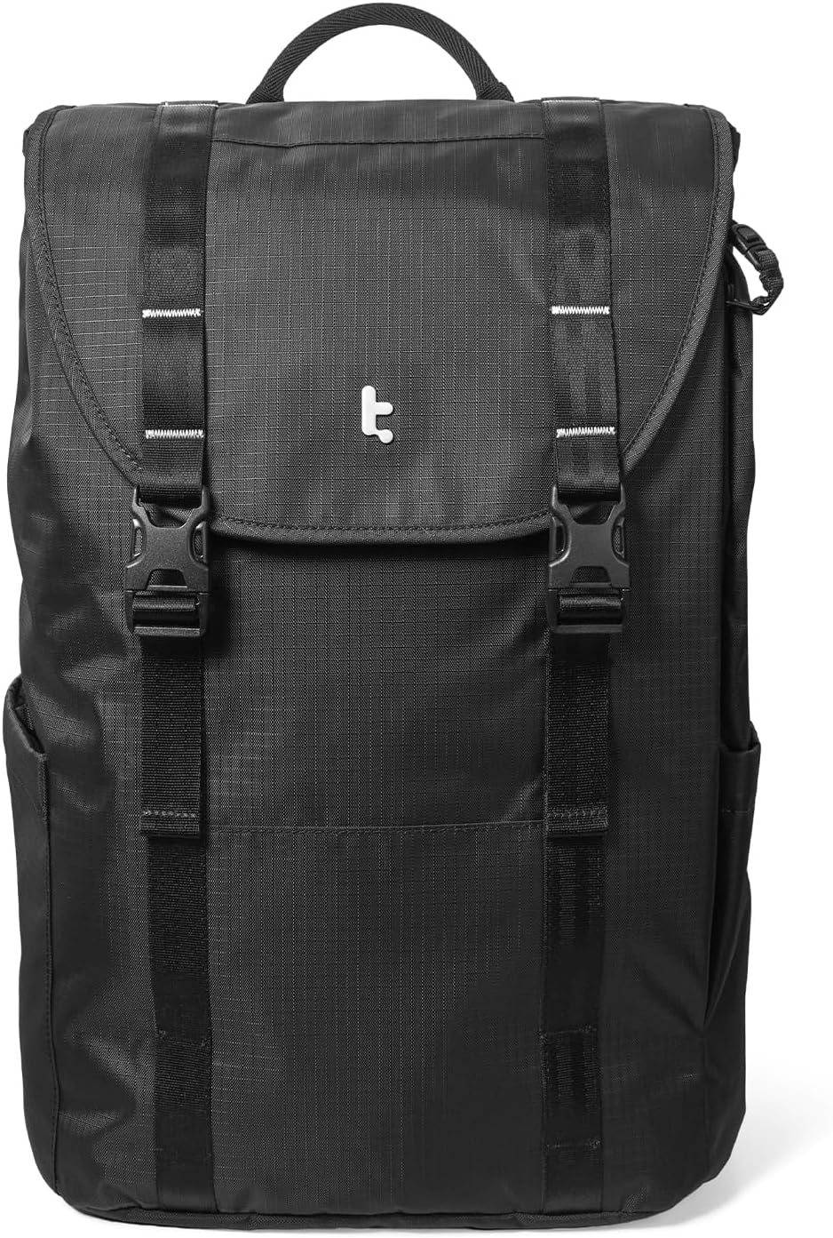 tomtoc Flap Laptop Backpack, Lightweight, Water-Resistant Casual Daypack, Durable Work-pack, Vintage Classic Rucksack for 13-16 Inch Laptop, perfect for Campus, Street, 22L