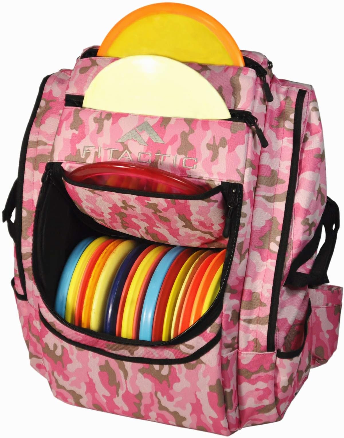 FITactic Luxury Frisbee Disc Golf Bag Backpack (Capacity: 25-30 Discs)