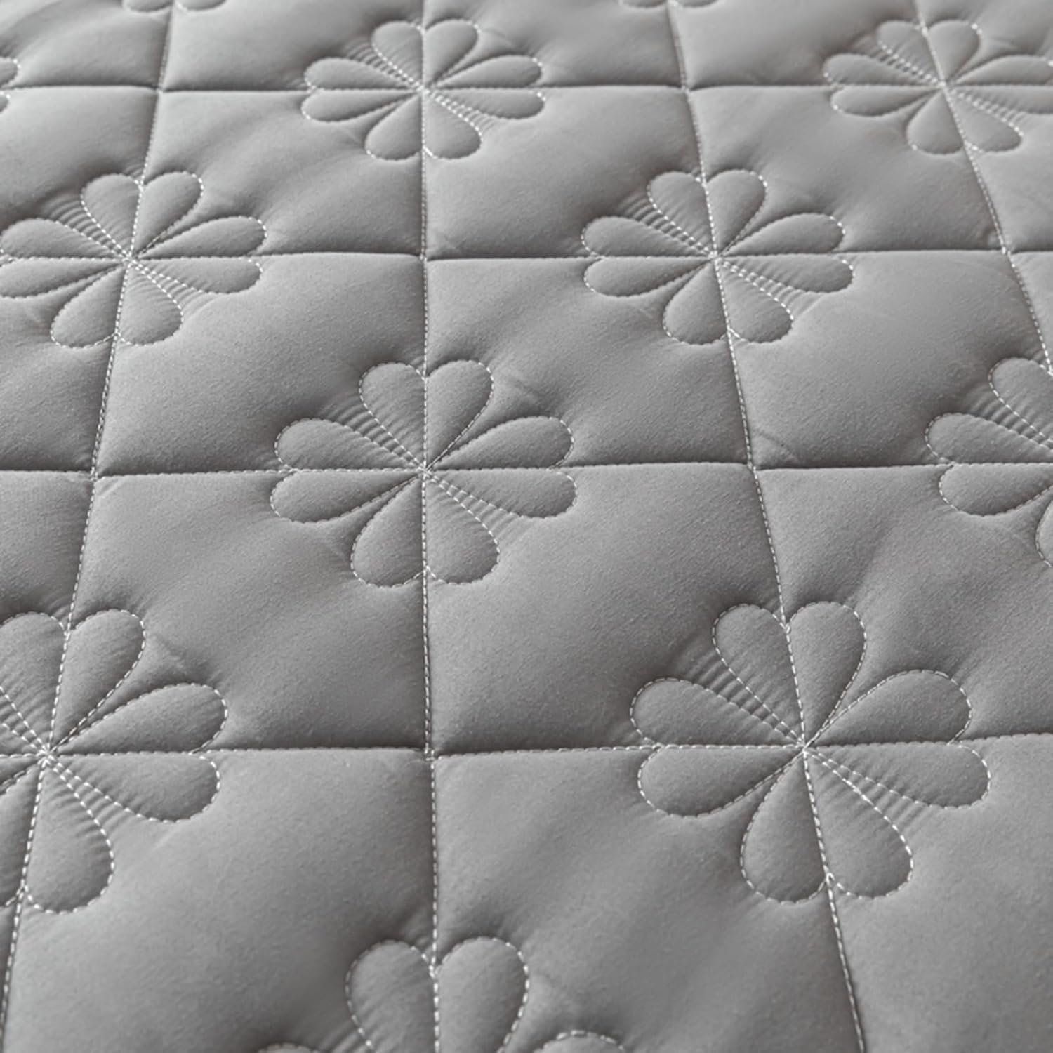 Matratzenschoner mit Reißverschluss 180x200 90 x 200 200x200 Boxspringbett, Anpassbare Größe, Warm und Bequem, Extra Weicher Matratzenbezug(Grau,140x200+25cm)