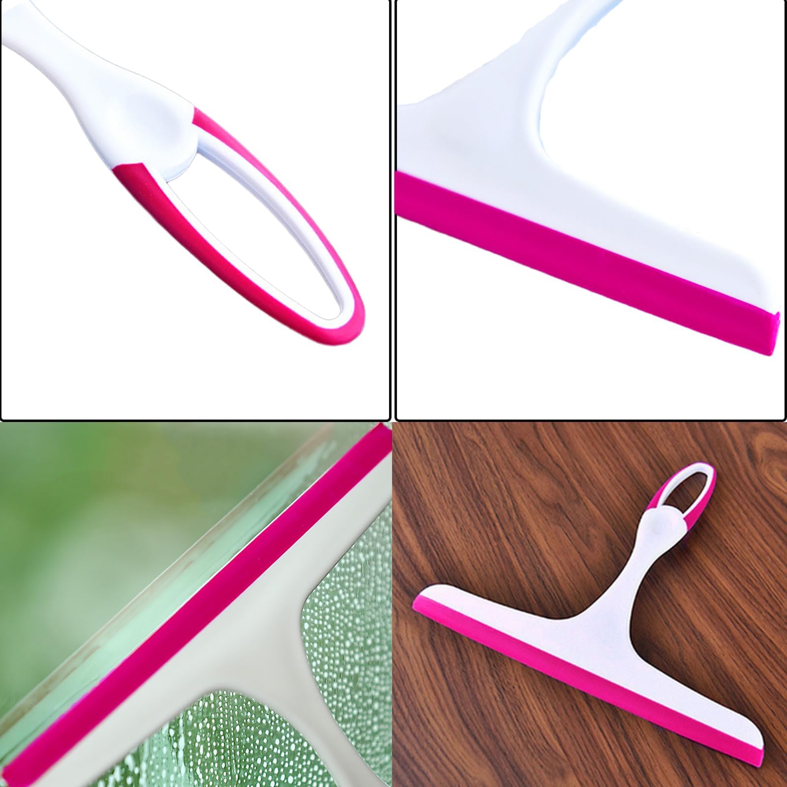 Window Washers Blade 2Pcs Shower Squeegees, Shower Squeegee, Silicone Squeegee, Window ...