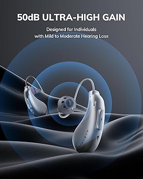 ELEHEAR-Beyond Hearing Aids, OTC Rechargeable Bluetooth Hearing aids for Seniors and Adults with AI Noise Cancellation, Superior Sound Quality, Bluetooth 5.3 and App Control