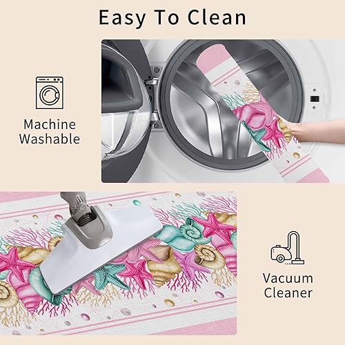 Vista 334 de Tapete de Feliz Navidad, tapete antideslizante para puerta delantera, baño, cocina, dormitorio, patio, entrada, 16 x 24 pulgadas, rojo, negro y verde