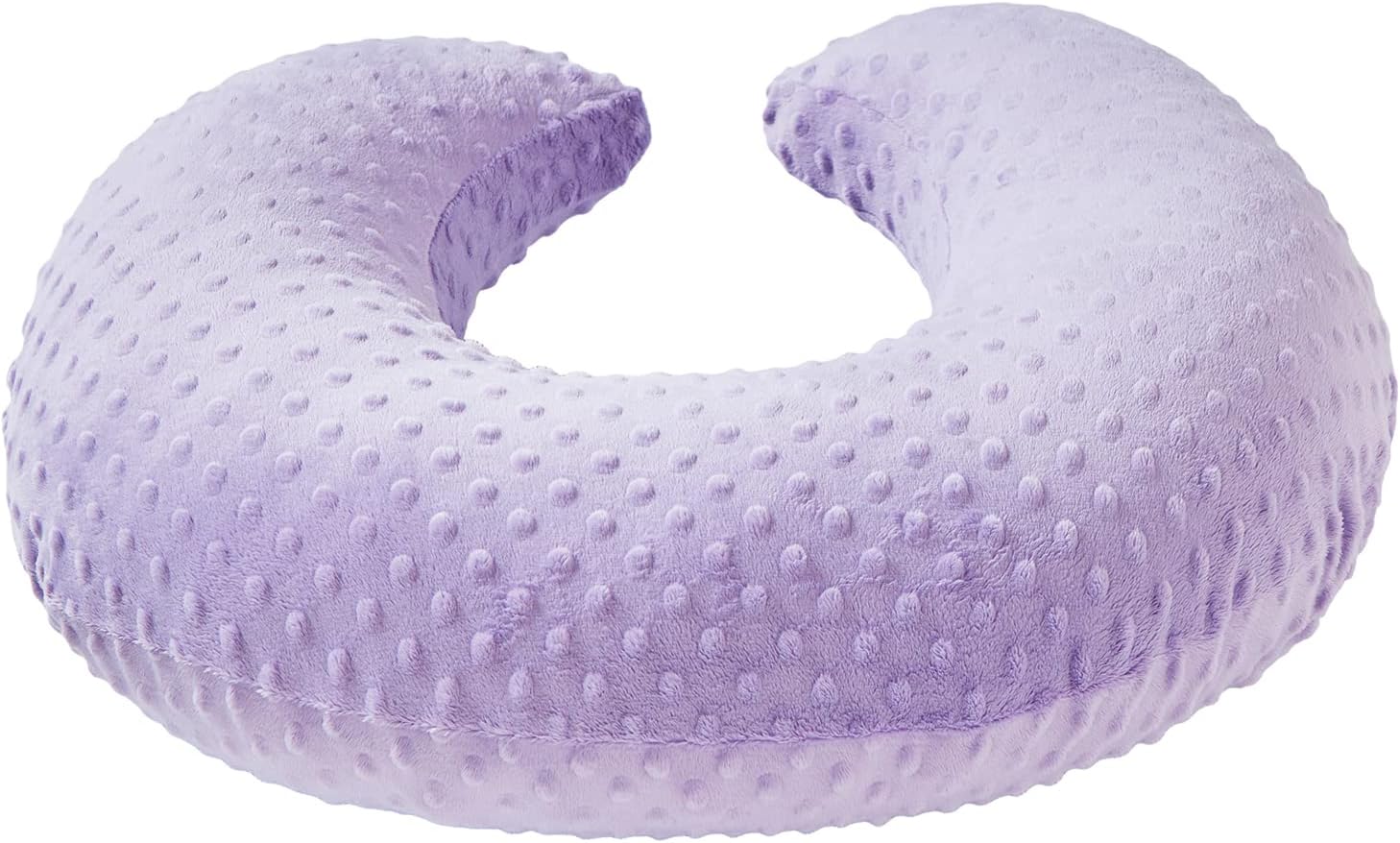 Nursing Pillow and Positioner Breastfeeding and Bottle Feeding, Propping Baby, Tummy Time, Sitting Support for Baby Boy Girl, with Removable Dots Cover (Lavender) Lavender 22 X 17.7 X 5.9 Inch image 4 of 8 B0B28YNQ9F