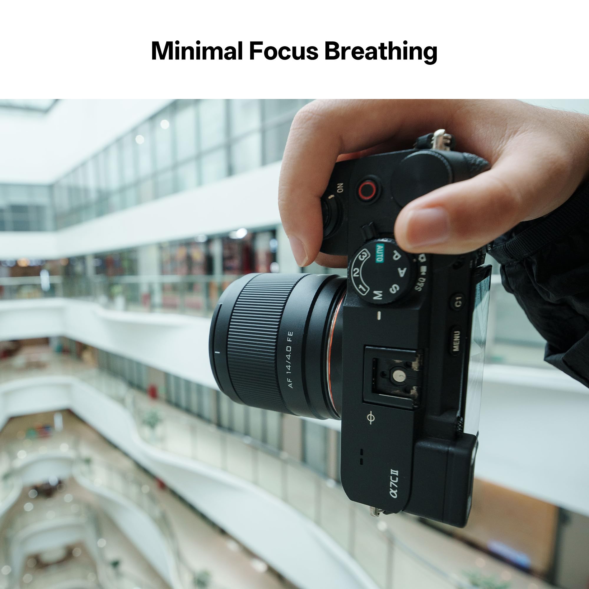 VILTROX 14mm f4.0 FE Objectif pour Sony E-Mount, Plein Cadre Grande Ouverture Ultra Grand Angle Objectif Compatible avec Les Appareils Photo Sony E-Mount a7C ZV-E10II a7 a7R A7R A7 A7R ZV-E10