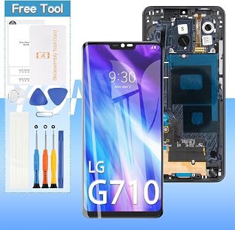 Screen Replacement for LG G7 ThinQ LM-G710 LM-G710N LM-G710VM G710 G710EM LCD Display Touch Digitizer Replacement Assembly