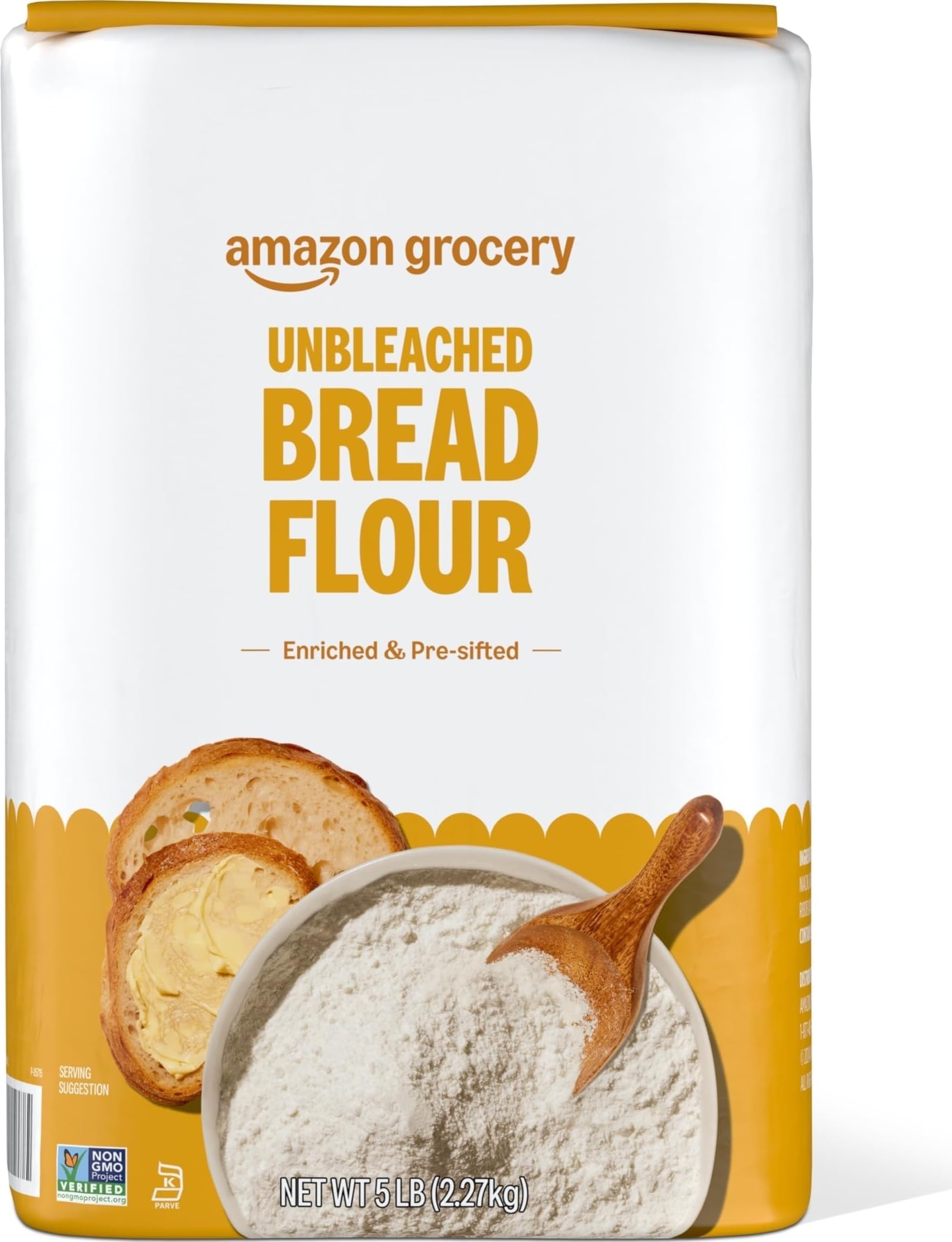 Enriched Bread Flour, Unbleached, 5 Lb