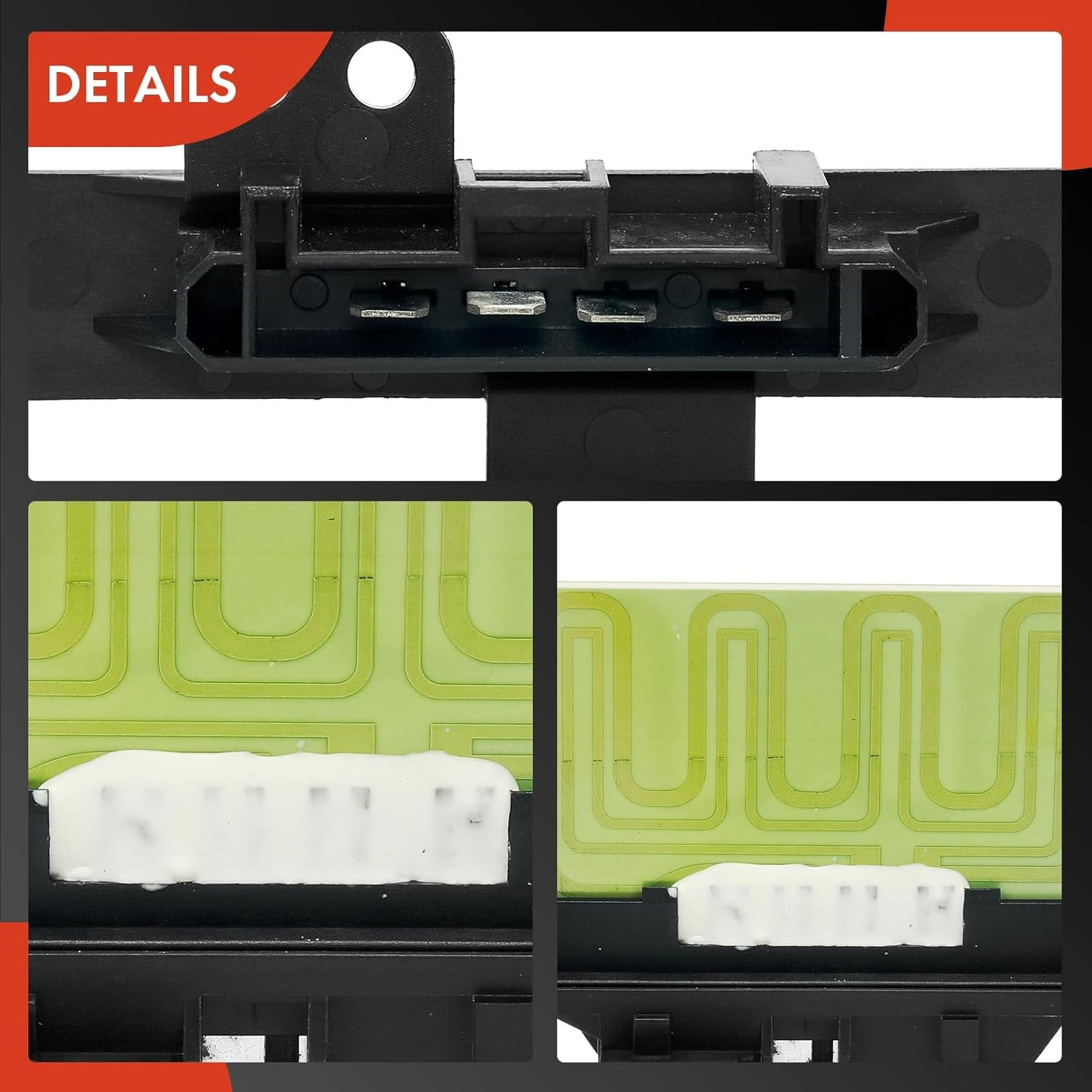 A-Premium Front HVAC Blower Motor Resistor Compatible with Nissan Altima 1998-2001 - Replace# 271505B600