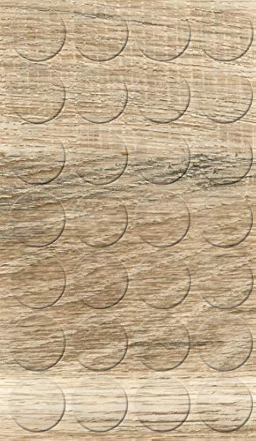 haggiy Self-adhesive cover caps for furniture - screw cover - cover for screws & drill holes - furniture protection caps - Ø20 mm - 28 pieces - furniture plasters (light oak Sonoma/Bardolino natural)