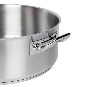 Thunder Group Stainless Steel Brazier, 30-Quart