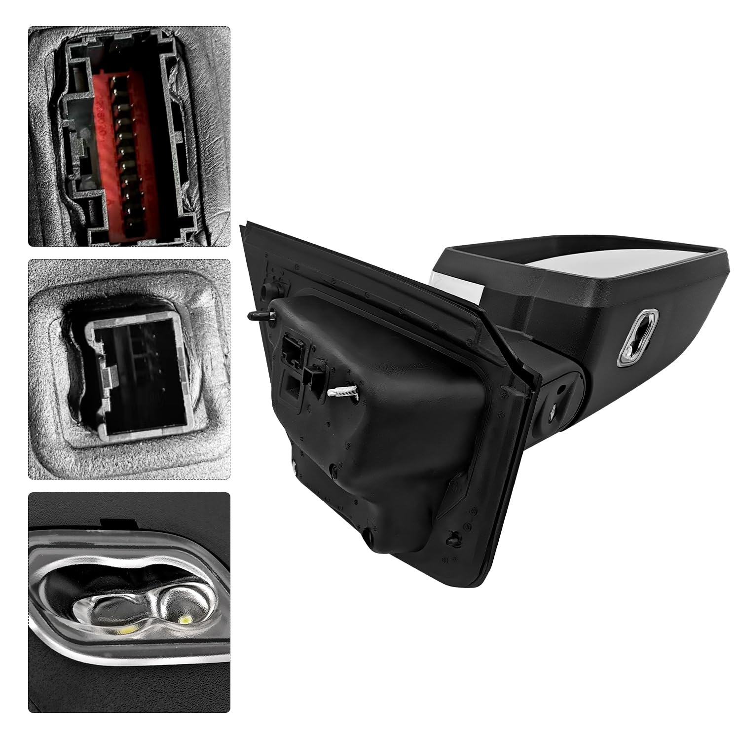 Amazon.com: FL3Z17682PB Right Dual Power Mirror 18+4 Pin Camera