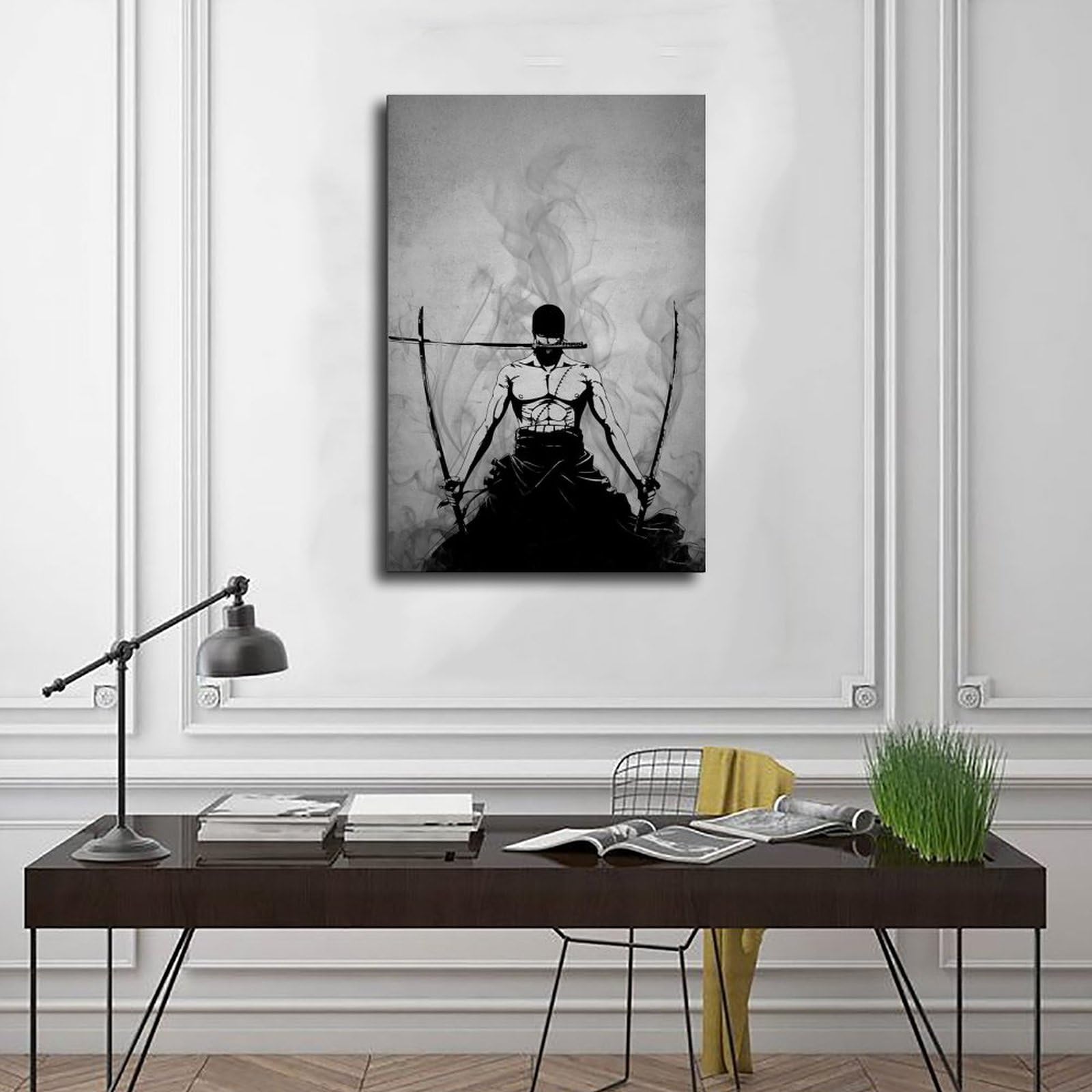Toile 60x80cm One Piece Roronoa Zoro Wanted Poster sur pour décoration Toile 60x80cm One Piece Roronoa Zoro Wanted Poster sur pour décoration
