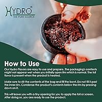 Vista 7 de Hydro - Hierbas para shisha o hookah, 250 gramos, sabor de alta calidad, sin tabaco ni nicotina, 1