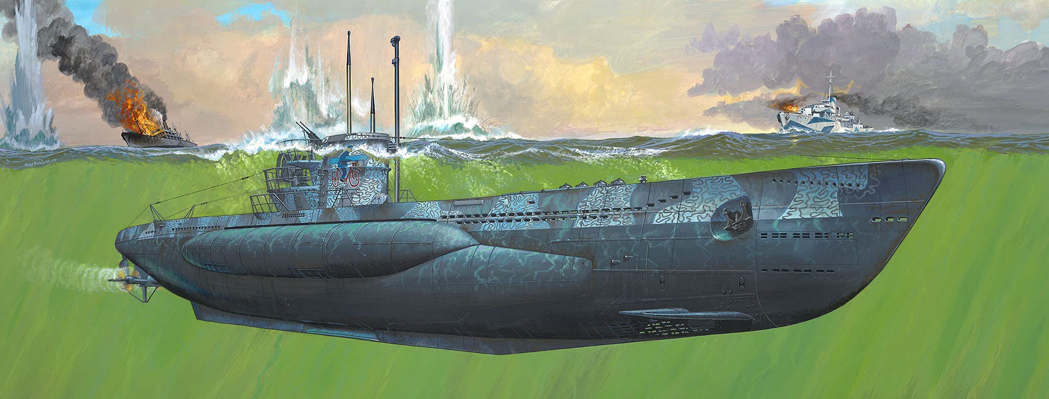 Revell - 05163 German Submarine Type VII C/41