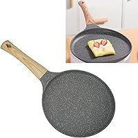 Vista 5 de Raguso Sartén, sartén para panqueques con parte inferior plana para comida (7.9 pulgadas)