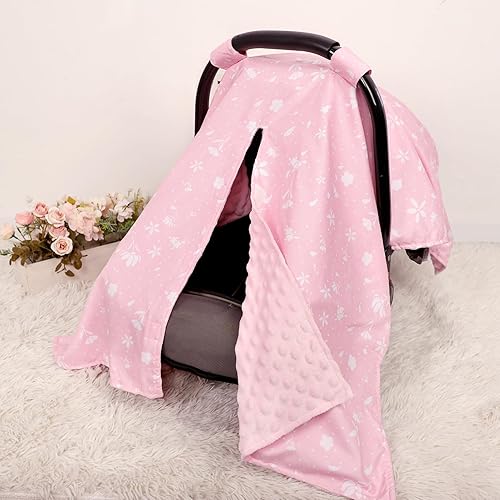 Miniatura 2 de ManFaiSky - Funda de asiento de automóvil para bebé, fundas suaves para asiento de automóvil para bebé, funda de lactancia multiusos y toldo para