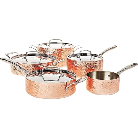 Lagostina Copper Cookware: HCTP-9 Cookware Set, Medium