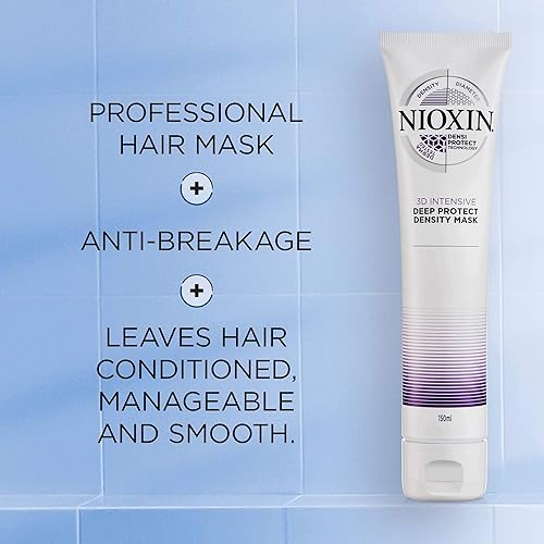 Miniatura 2 de Nioxin Máscara de densidad de protección profunda, cabello dañado y adelgazante, 16.9 oz