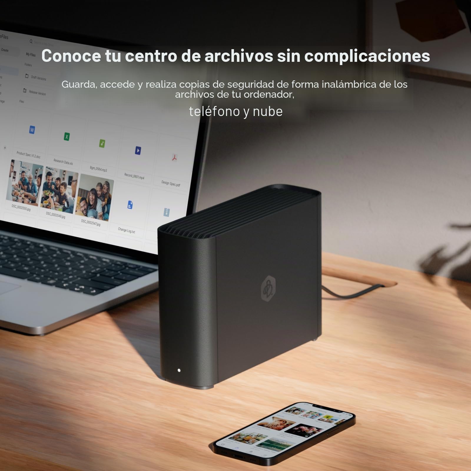 Synology BeeStation - Unidad NAS de sobremesa (4 TB, GbE LAN) USB-C